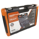 Jogo de Ferramentas Completo 178 Peças com Chaves, Soquetes e Maleta Master com Chaves Combinadas com Catraca ROBUST BY GEDORE SOLID-5000R