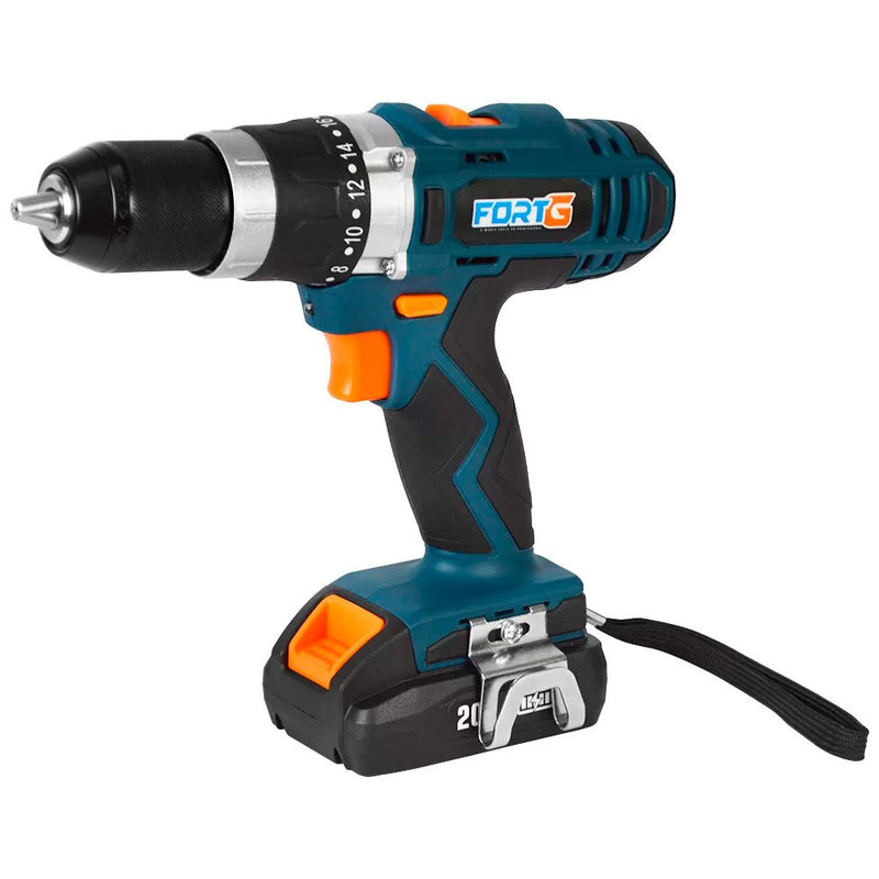 Furadeira/ Parafusadeira de Impacto -FG3000 1/2 Pol. 20V + Bolsa para Ferramentas Reforçada FORTG-K1839