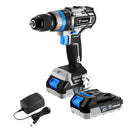 Furadeira Parafusadeira de Impacto Brushless 1/2 Pol. 62Nm com 2 Baterias de 1.5Ah 20V e Carregador Rápido Bivolt DEKO-DKBL20ID02-S2