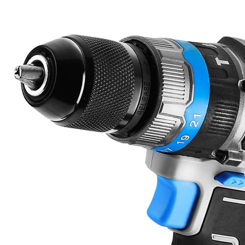 Furadeira Parafusadeira de Impacto Brushless 1/2 Pol. 62Nm com 2 Baterias de 1.5Ah 20V e Carregador Rápido Bivolt DEKO-DKBL20ID02-S2