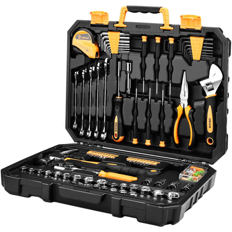 Jogo de Ferramentas Manuais com 128 Peças DEKO-DKMT128