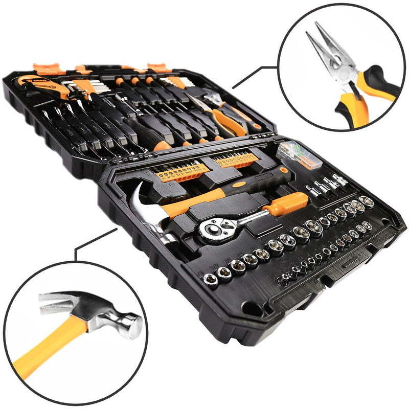 Jogo de Ferramentas Manuais com 128 Peças DEKO-DKMT128