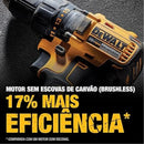 Parafusadeira Furadeira de Impacto Brushless 1/2” Pol. 20V Li-Ion com 2 Baterias, Carregador Bivolt e Maleta - Profissional DEWALT-DCD7781D2-BR