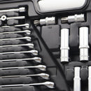 Jogo de Ferramentas Encaixe 1/2Pol. 3/8Pol. 1/4Pol. com 216 Peças e Maleta MTX-1353055