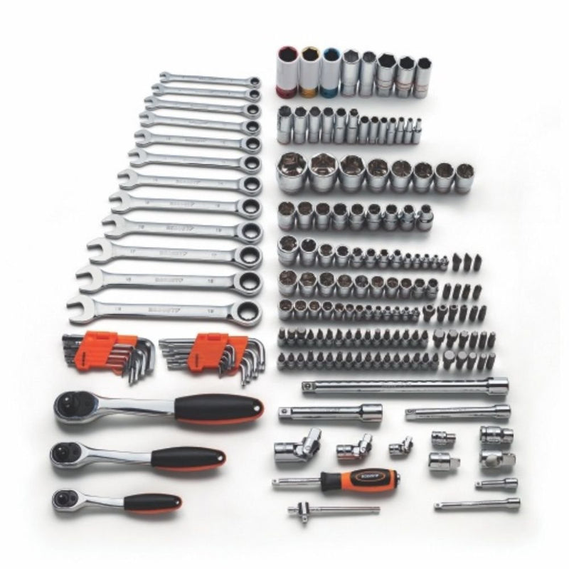 Jogo de Ferramentas Completo 178 Peças com Chaves, Soquetes e Maleta Master com Chaves Combinadas com Catraca ROBUST BY GEDORE SOLID-5000R