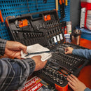 Jogo de Ferramentas Completo 178 Peças com Chaves, Soquetes e Maleta Master com Chaves Combinadas com Catraca ROBUST BY GEDORE SOLID-5000R