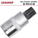 Chave Soquete Hexalobular T40 com Encaixe de 1/2 Pol. GEDORE RED-R62451810