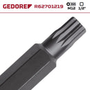 Chave Soquete Multidentado Longo M12 com Encaixe de 1/2Pol. GEDORE RED-R62701219