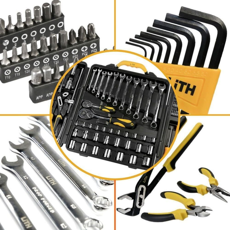 Jogo de Ferramentas com 110 Peças e Maleta LITH-LT2050