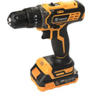 Furadeira e Parafusadeira de Impacto 3/8” 20V com 2 Baterias 1.5Ah, Carregador e Maleta com Acessórios DEKO-DKCD20ID01-5S3