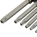 Chave Soquete de 1/4 Pol. com 07 Bits tipo Tork com Guia KINGTONY-2128PR