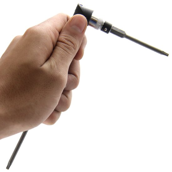 Chave Soquete de 1/4 Pol. com 07 Bits tipo Tork com Guia KINGTONY-2128PR