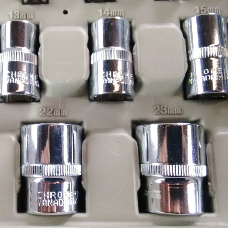 Jogo de Ferramentas Profissionais com 110 Peças e Maleta com peças em Cromo Vanádio FORTGPRO-FG8911